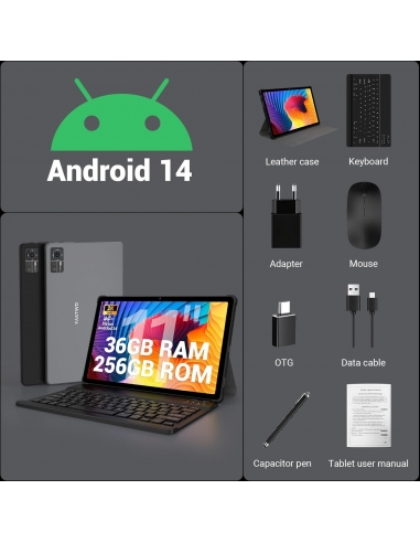 FASTWD P7-EEA Android 14 Tablet 11"...