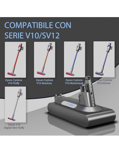 FLYLINKTECH V10 Batteria Per Dyson...