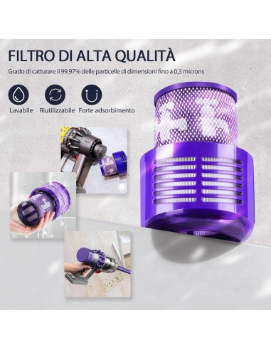 FLYLINKTECH V10 Batteria Per Dyson...