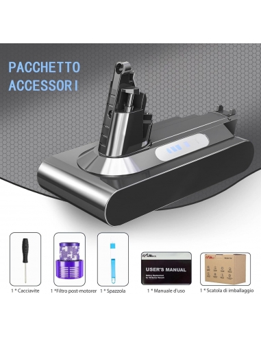 FLYLINKTECH V10 Batteria Per Dyson...