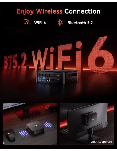 NIPOGI E3B MINI PC AMD Ryzen 7 5700U...