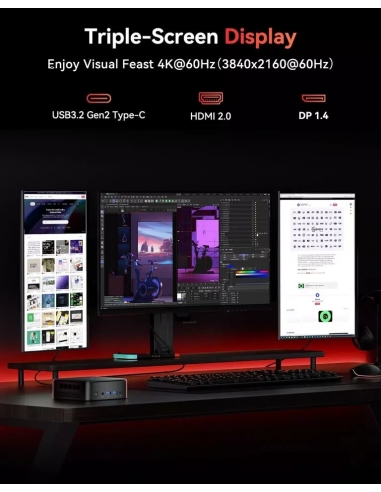 NIPOGI E3B MINI PC AMD Ryzen 7 5700U...