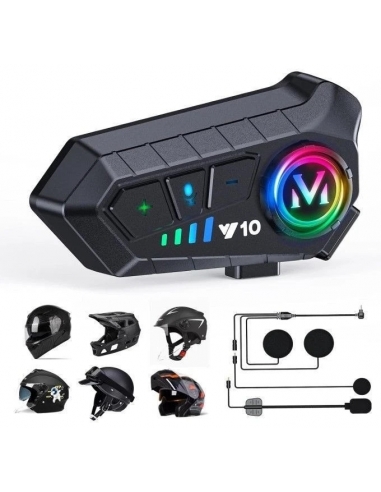 HELMET V10  Interfono Bluetooth Moto...
