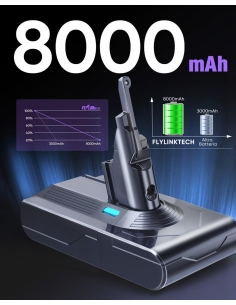 FLYLINKTECH V8 Batteria... 2