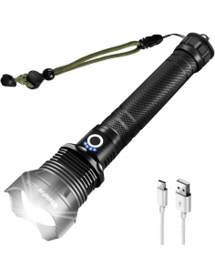 LOOYMNZ XHP70 Torcia LED...