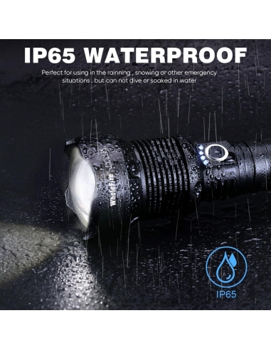 LOOYMNZ XHP70 Torcia LED 90000 Lumens...