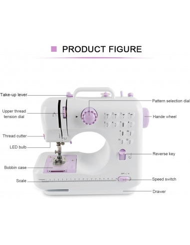 XUEJI FHSM505 Macchina da Cucire...