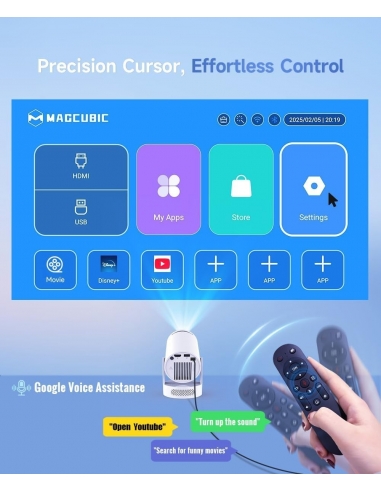 Magcubic HY300Ultra Mini Proiettore...