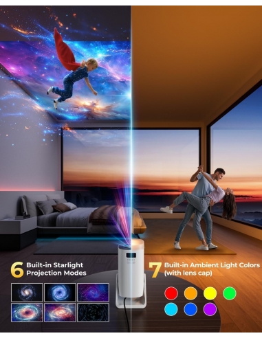 AMEELA T800 Mini Proiettore Portatile...