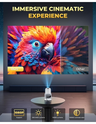 AMEELA T800 Mini Proiettore Portatile...