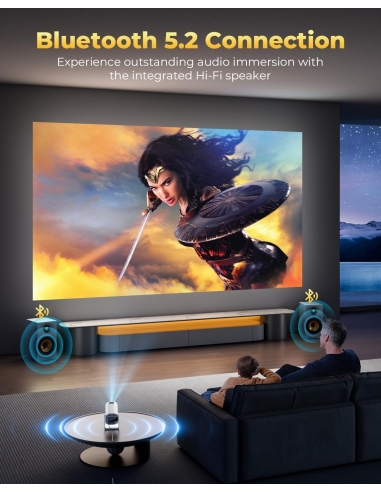 AMEELA T800 Mini Proiettore Portatile...