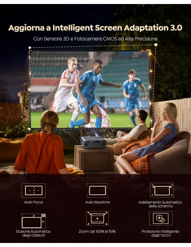 WiMiUS P62Pro Proiettore Smart...