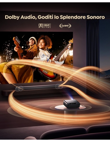 WiMiUS P62Pro Proiettore Smart...