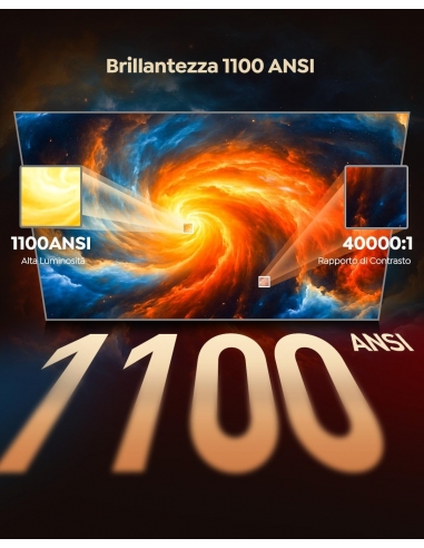 WiMiUS P62Pro Proiettore Smart...