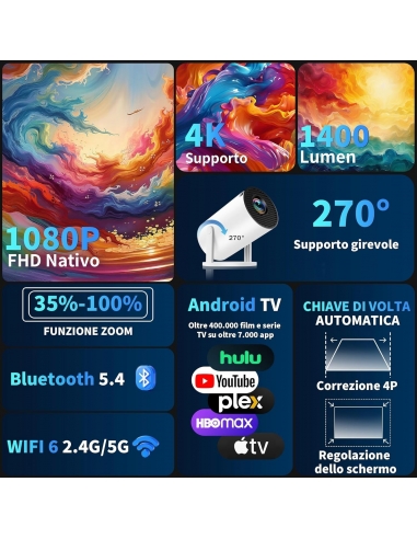 COOLID IT-C2 Mini Proiettore...