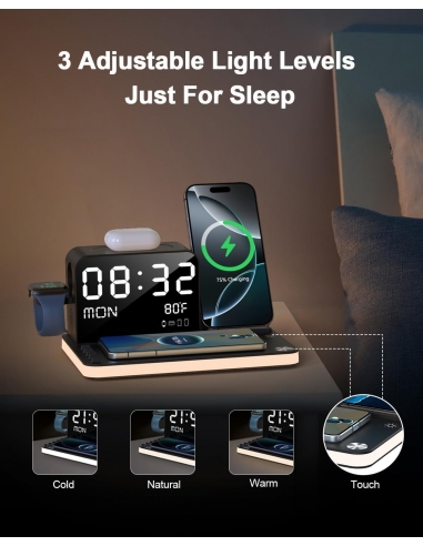 BEZOSMAX RYT010 Stazione di ricarica,...