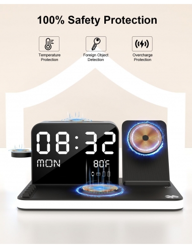 BEZOSMAX RYT010 Stazione di ricarica,...