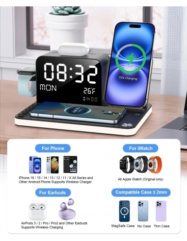 BEZOSMAX RYT010 Stazione di ricarica,...