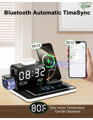 BEZOSMAX RYT010 Stazione di ricarica,...