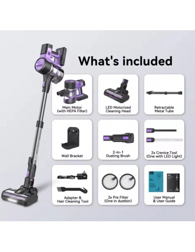 INSE S10  Aspirapolvere Cordless 6In1...