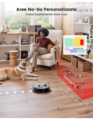 LEFANT M330 Robot Aspirapolvere e...