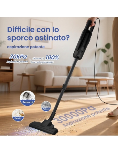 VersLife C8PRO Aspirapolvere con...