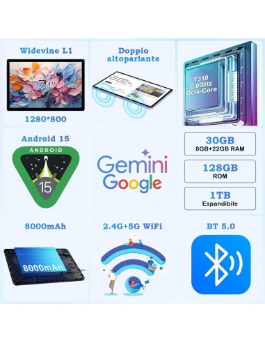 ZIOVO Z168 Tablet 10 Pollici Android...