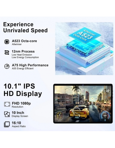 DMOAO D3 Tablet 10 Pollici Android 14...