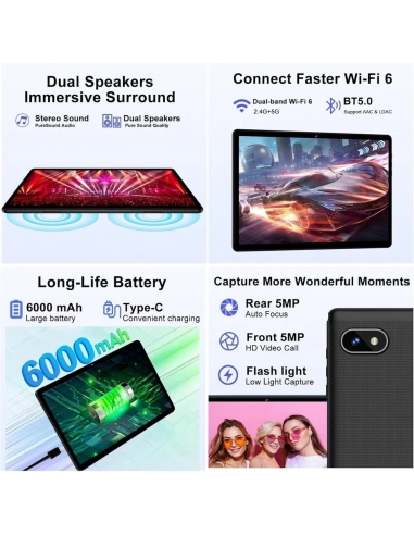 DMOAO D3 Tablet 10 Pollici Android 14...