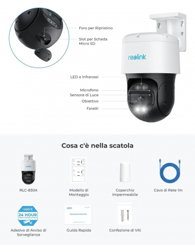 Reolink RLC-830A 4K  Telecamera...