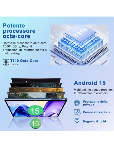 Biegedy B25 Tablet 10" Android15 5G...