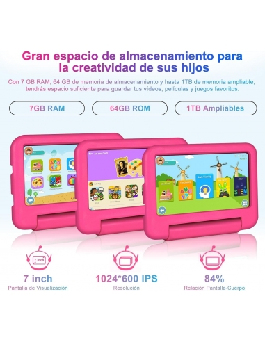 SEBBE S21 Tablet bambini Android 13...