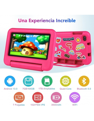 SEBBE S21 Tablet bambini Android 13...