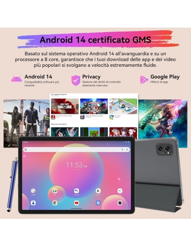 TABWEE T20 Tablet Android 16 con...