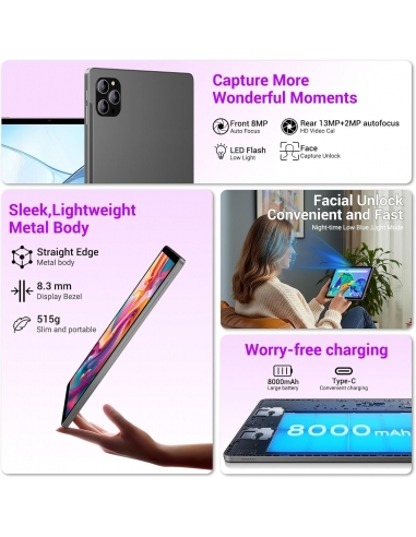 BEYNIVAN M148 Tablet 11Pollici 36GB...