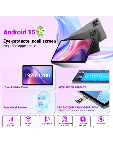 BEYNIVAN M148 Tablet 11Pollici 36GB...