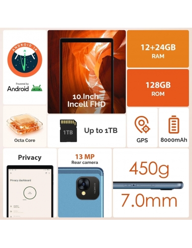 FORUSER M820 Tablet 10'' Octa-Core...