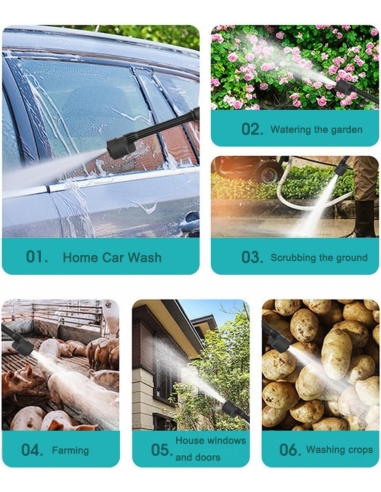 TQQEPOOL Idropulitrice A Batteria...