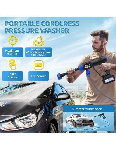 BULLA 21 V Idropulitrice a Batteria,...