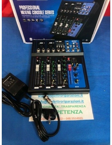 Mixer professionale Audio F4 USB 4...