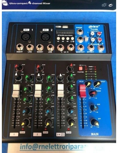 Mixer professionale Audio F4 USB 4...