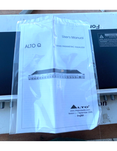 Alto Q Equalizzatore parametrico...