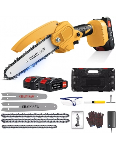 Mini Motosega a Batteria 2 x 21V...