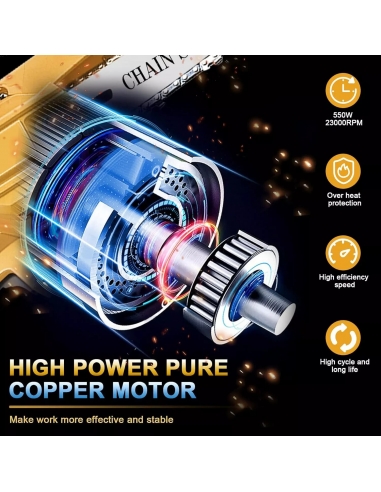 Mini Motosega a Batteria 2 x 21V...