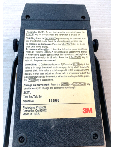 3M Photodyne 21XTL MISURATORE DI...