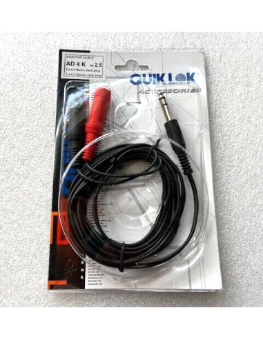 QUIK LOK AD4K Cavo 2,5 mt. (jack...