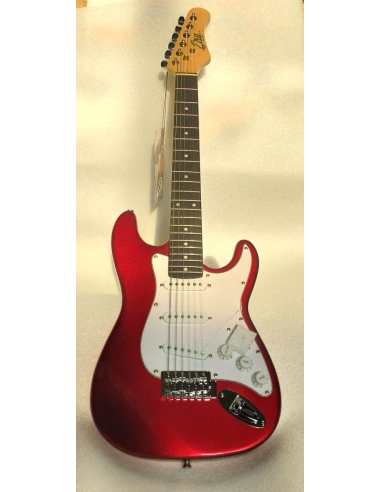 Eko Guitars ST-100 3/4 Chrome Red...