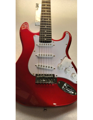 Eko Guitars ST-100 3/4 Chrome Red...