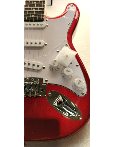 Eko Guitars ST-100 3/4 Chrome Red...