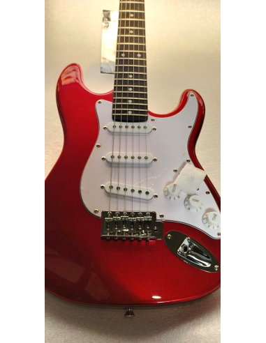 Eko Guitars ST-100 3/4 Chrome Red...